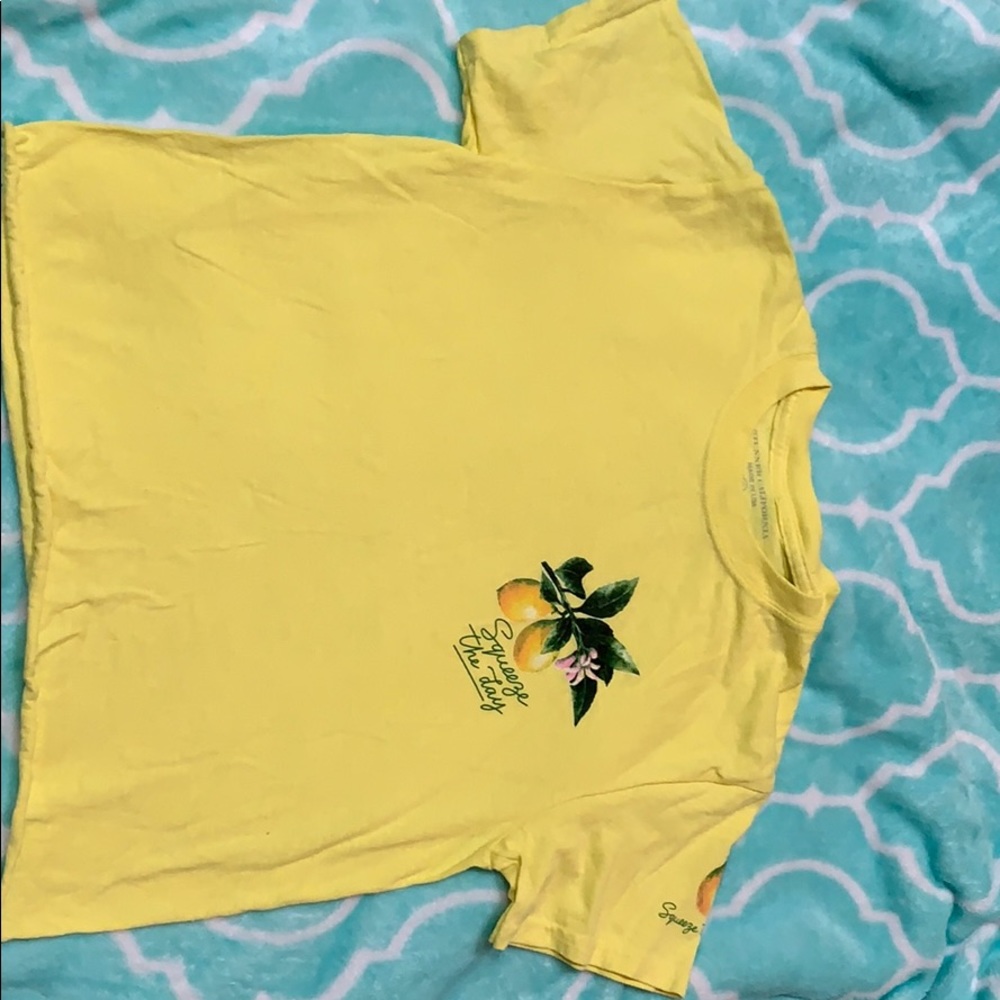 A crop top that was never worn